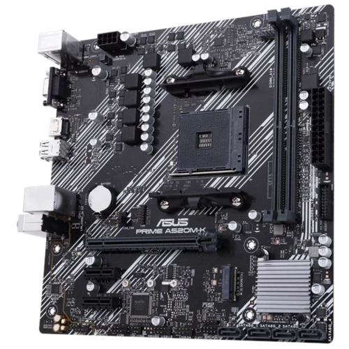 ASUS PRIME A520M-K: Разъемы на задней панели USB 2.0, USB 3.2 Gen 1