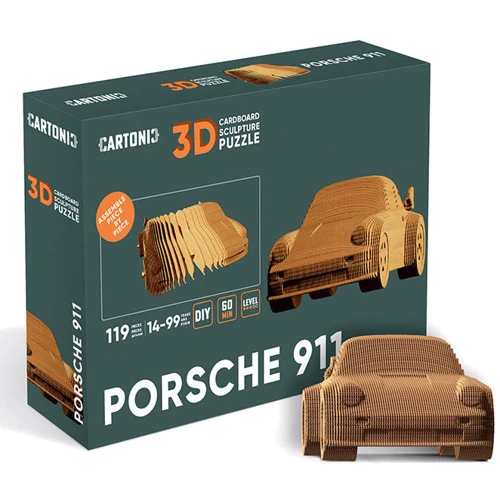 Картонный конструктор Cartonic 3D Puzzle PORSCHE 911