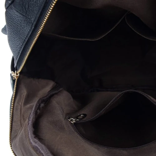 Женский рюкзак Borsa Leather черный (10t0320-black): Тип Рюкзаки