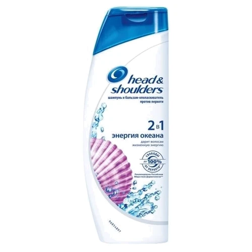 Head & Shoulders 400 ml Шампунь против перхоти 2в1 Энергия океана