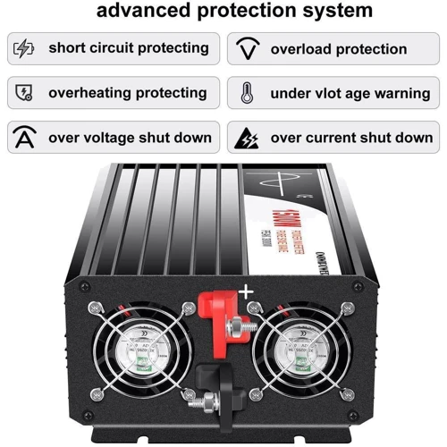 Инвертор 12V 220V Xijia 3000W пик 1500W номинал фото 3