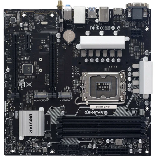 Biostar B660MX-E PRO: Оперативная память 4xDDR4 4600+ МГц, до 128 ГБ