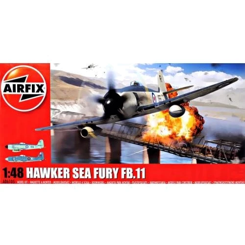 Модель Airfix Палубный истребитель Hawker "Sea Fury" FB.11 (AIR06105)