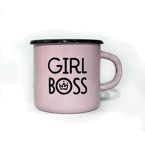 Чашка PAPAdesign Girl boss розовый