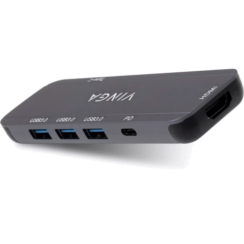 Адаптер Vinga Adapter USB-C to HDMI+3xUSB3.0+PD100W (VHYC6FC) фото 5