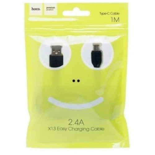Кабель Hoco USB Cable to USB-C X13 Easy Charged 1m Black: Тип USB Cable - USB-C