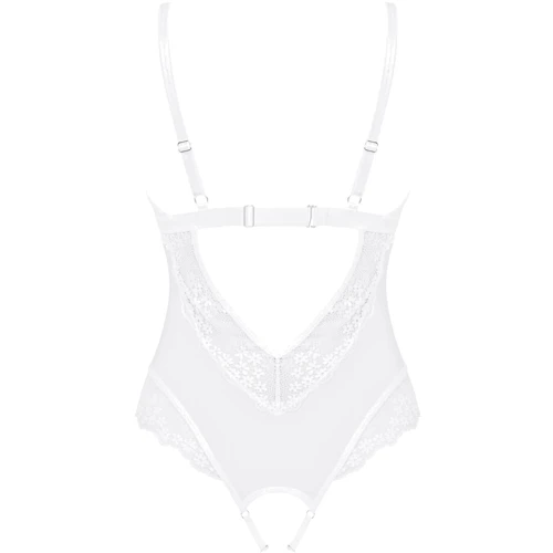 Соблазнительный тедди Obsessive Heavenlly White XL/2XL