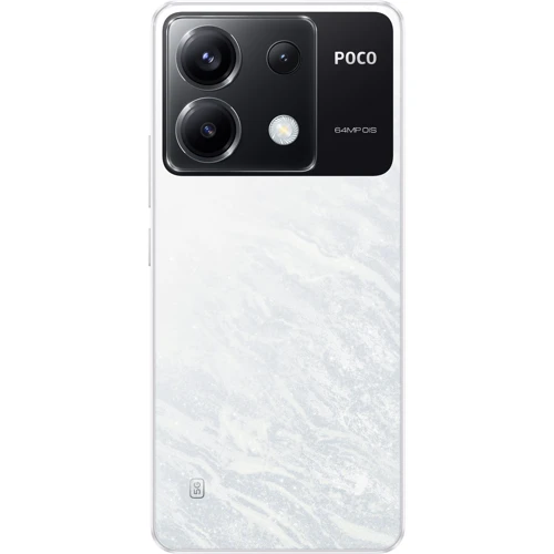 Смартфон POCO X6 5G 8/256GB White (Global): Камера Потрійна 64 Мп (f/1.79) + 8 Мп (f/2.2) + 2 Мп (f/2.4) / LED спалах / HDR / Панорама / Фронтальна 16 Мп (f/2.45)