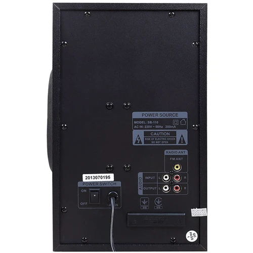 Акустична система Gemix SB-110 Black: Вихідна потужність колонок 2x18 Вт