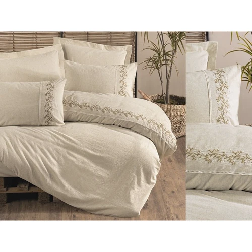 

Cotton box Darian Полулен с вышивкой Евро (741-002)