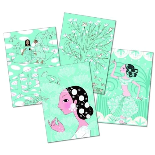 Художній комплект Djeco малювання кистями Живопис Сходу (DJ08642)