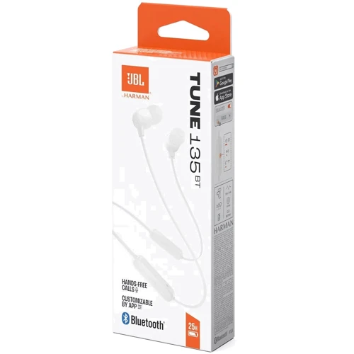 Наушники JBL Tune 135BT White (JBLT135BTWHT) UA