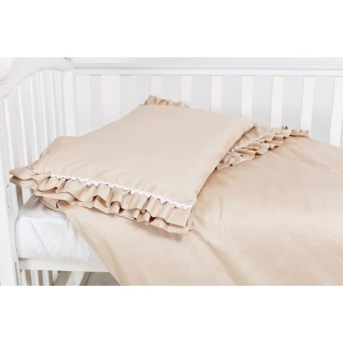 Комплект постільної білизни Twins Classiс сатин бежевий (3055-TC-02)