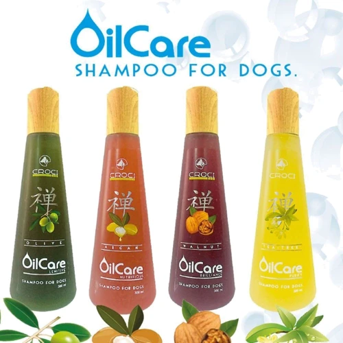 Шампунь для собак очищающий и обеззараживающий Croci Oilcare Tea Tree Purify Gill`S с маслом чайного дерева 300 мл (C3052257): Объем 300 мл