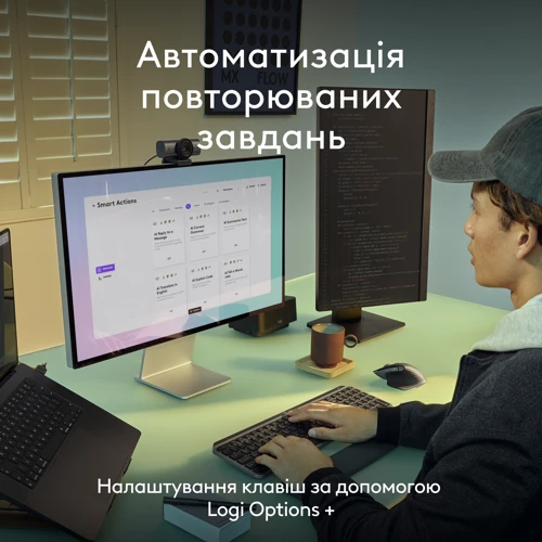 Комплект бездротовий Logitech MX Keys S Combo для Mac Space Gray (920-012845) фото 9