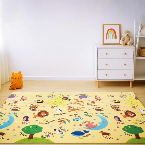 Детский двосторонний коврик Mealux Carpet C02 (KD - MA02)