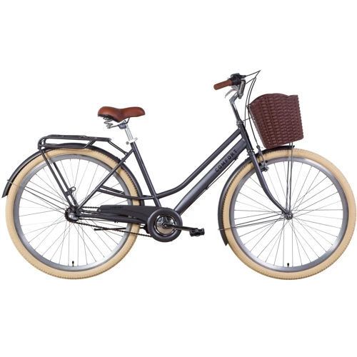 Велосипед Dorozhnik COMFORT FEMALE планет. M 2021 28" антрацитовый (OPS-D-28-199)