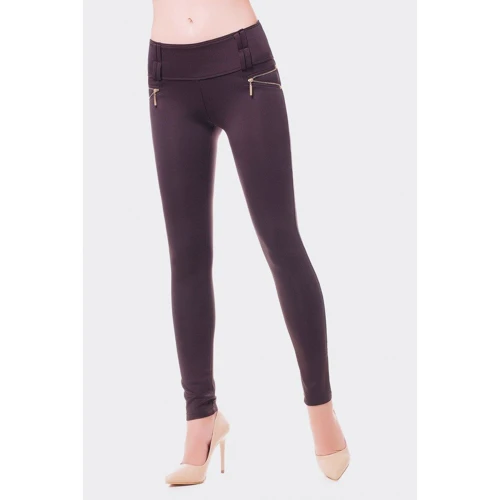 Леггинсы ArtStyleLeggings LSN-135B-40 40 коричневые