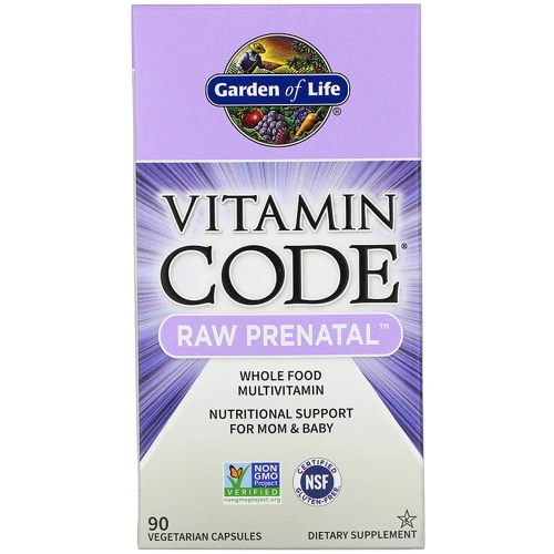 Вітаміни для вагітних Garden of Life Vitamin Code, RAW Prenatal, 90 Vegetarian Capsules (GOL-11392)