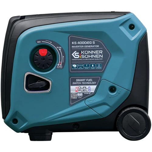 Генератор инверторный газобензиновый Konner&Sohnen KS4000IEGS: Тип запуска электрический пуск