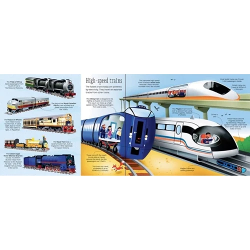 Big Book of Trains / Велика книга потягів: Производитель Usborne