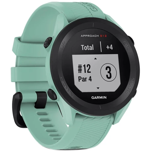 Смарт-годинник Garmin Approach S12 Neo Tropic (010-02472-15): Матеріал ремінця Силикон