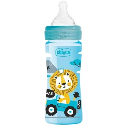Пляшечка для годування Chicco Well-Being Physio Colors 250 мл блакитний (28623.20)
