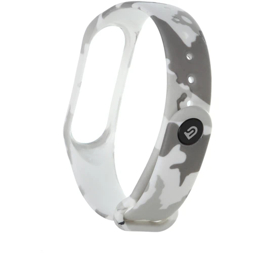 Ремешок TPU Case Prints Khaki White for Xiaomi Mi Smart Band 3/4