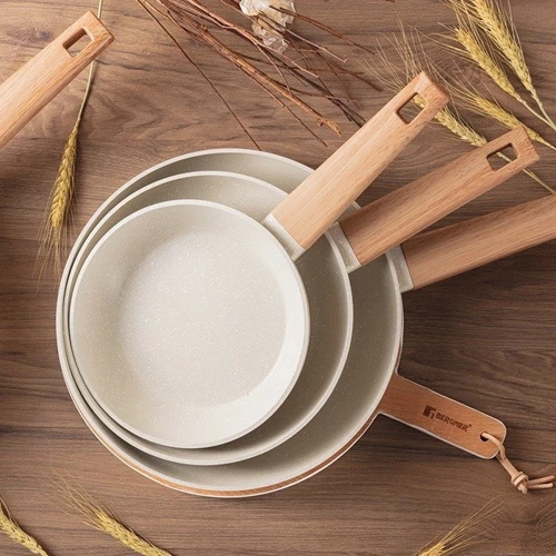 Набір сковорідок Bergner Naturally 18/22/26 см (BG-34741-CR)