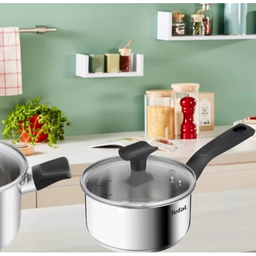 Набор посуды Tefal Delicious 6 предметов (B925S655): Материал корпуса нержавеющая cталь
