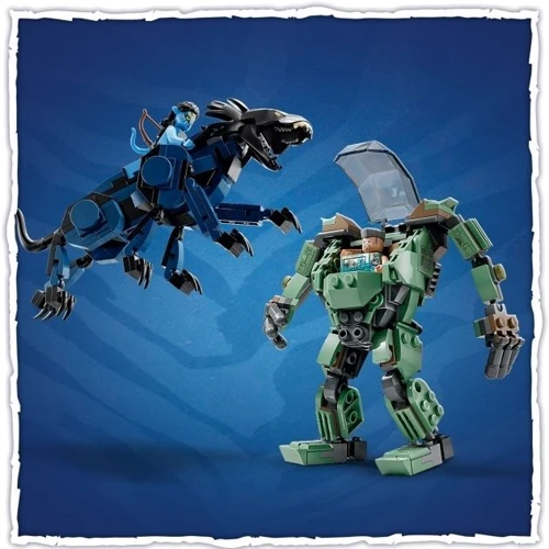 Конструктор LEGO Avatar Нейтирі та Танатор проти Куаритча у скафандрі УМП (75571) фото 6