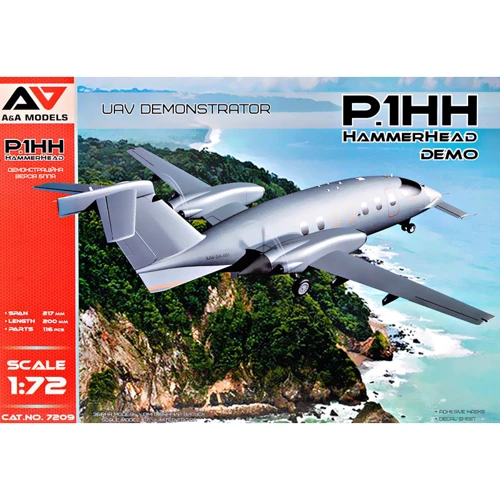 Модель A & A Models Беспилотный летательный аппарат P1.HH Hammerhead (Demo) UAV (AAM7209)