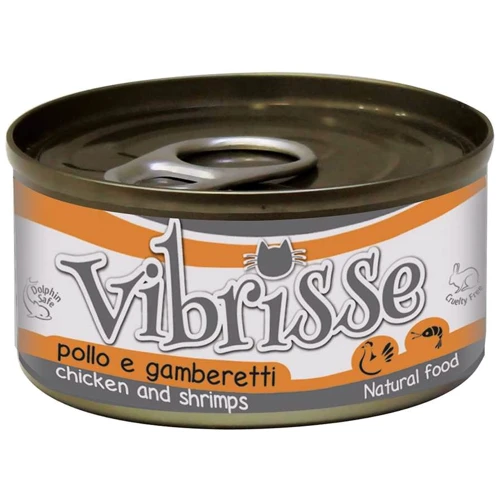 Влажный корм Vibrisse с курицей и креветкой 70 г (C1018905)