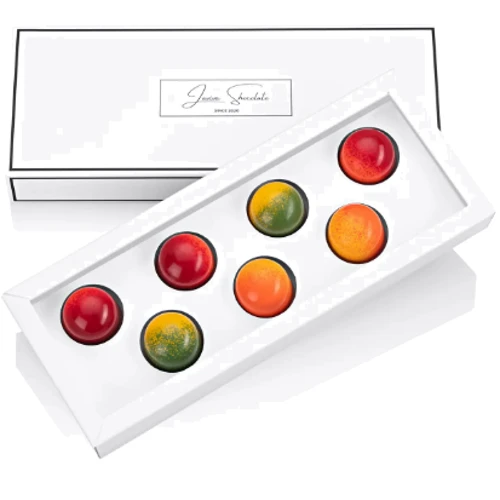 Конфеты шоколадные с начинкой Laviva Chocolate Galaxy Box of 7 bonbons Galaxy 105 г (UA-0016): Вес, г 105