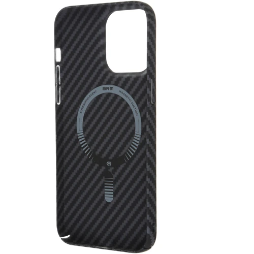 Чехол для iPhone ArmorStandart LikeCarbon MagCase Black for iPhone 14 Pro Max (ARM66366): Цвет черный