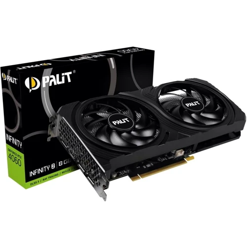 Видеокарта Palit GeForce RTX 4060 Infinity 2 (NE64060019P1-1070L): Интерфейс PCI Express 4.0 x16