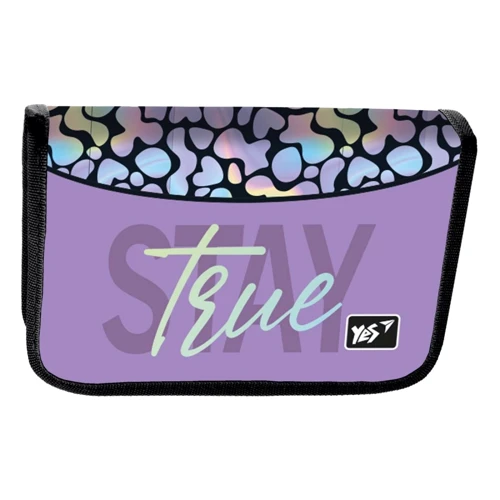 Пенал твердый YES одинарный с клапаном HP-03 Stay True (533409)