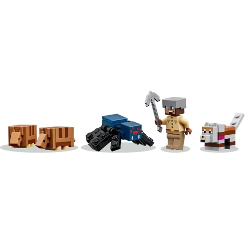 Конструктор LEGO Minecraft Експедиція в шахту броненосця 247 деталей (21269) фото 6