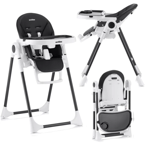 Стульчик для кормления Sesttino Nui Black (Hnrt_4950)