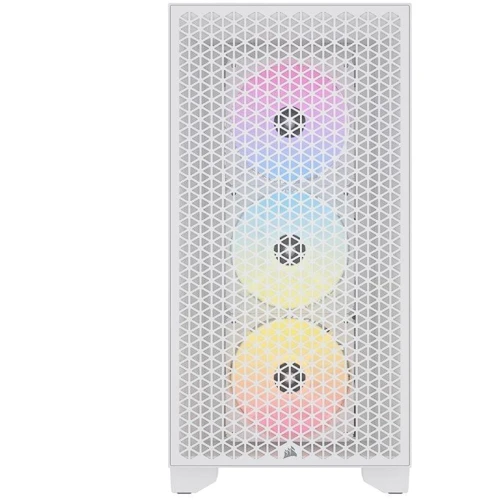Корпус Corsair 3000D RGB Tempered Glass White (CC-9011256-WW): Форм-фактор материнской платы ATX / Micro-ATX / Mini-ITX