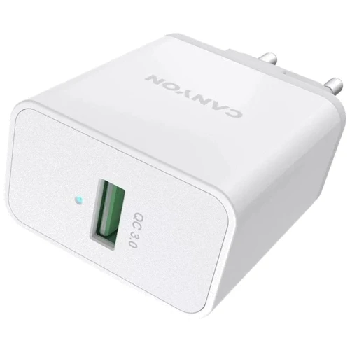 Зарядное устройство Canyon Wall Charger USB H-24 24W White (CNE-CHA24W): Особенности Быстрая зарядка