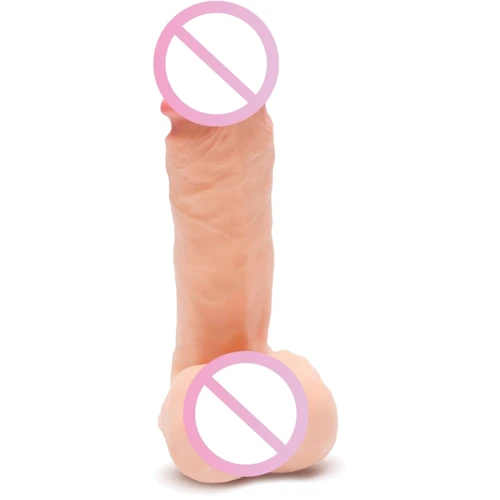 Вибратор из киберкожи Пикантные Штучки, 17x4.5 см