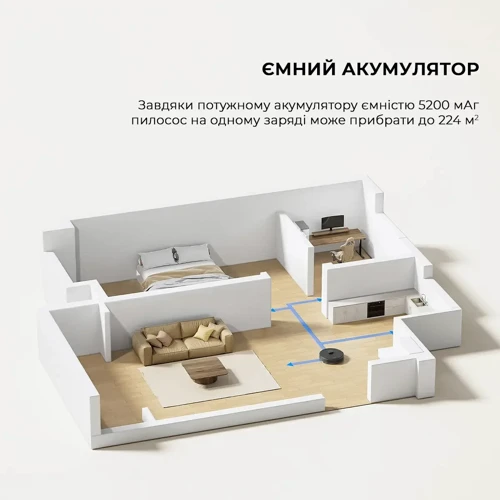 Робот уборщик Dreame D9 Max Gen2 Black (RLD34GA-Bl) фото 8
