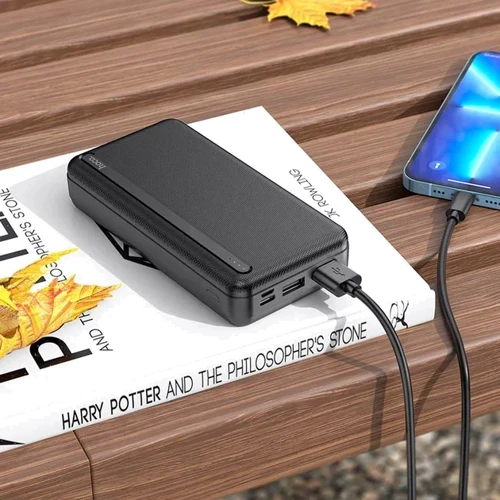 Внешний аккумулятор Hoco Power Bank 20000mAh J91A Black: Сила тока на выходе, A 2.1