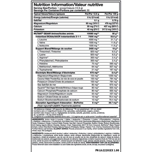 Аминокислота для спорта Mutant GEAAR 378 g / 30 servings / Rocket Pop: Вкус Конфета