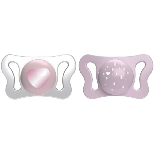Пустышка Chicco Physioforma Micro 0-16 месяцев 2 штуки розовый (75126.11)