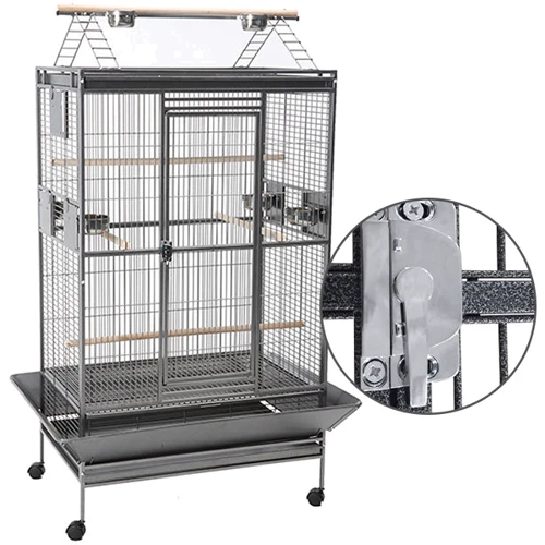 Вольєр для папуг Savic Wellington Playpen 90х60х175 см темно-сірий (36559)