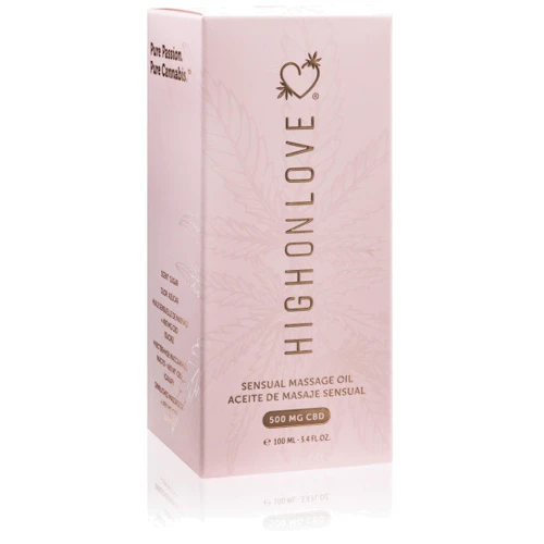 Масажне масло з CBD HighOnLove Sensual Massage Oil Sugar High, 100 мл