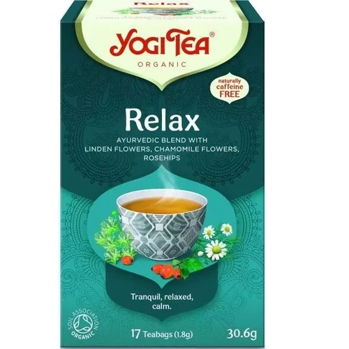 Чай Yogi Tea травяной с пряностями Релакс органический 30.6 г (4012824401167)