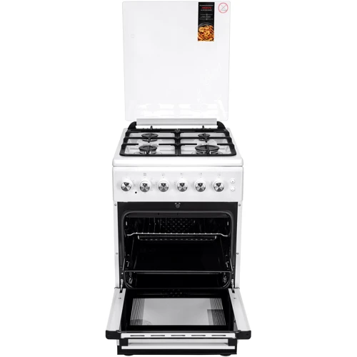 Плита комбінована Ardesto FSC-F5060PW: Кількість газових конфорок 4